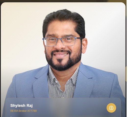 Shylesh Raj - RERA Certified Dubai Property Advisor
